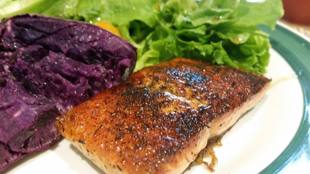 salmon cooked