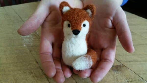 felted fox