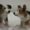 felted dogs