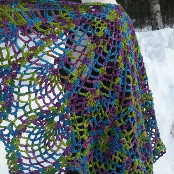 peacock shawl