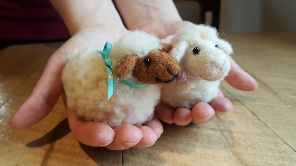 felted sheep