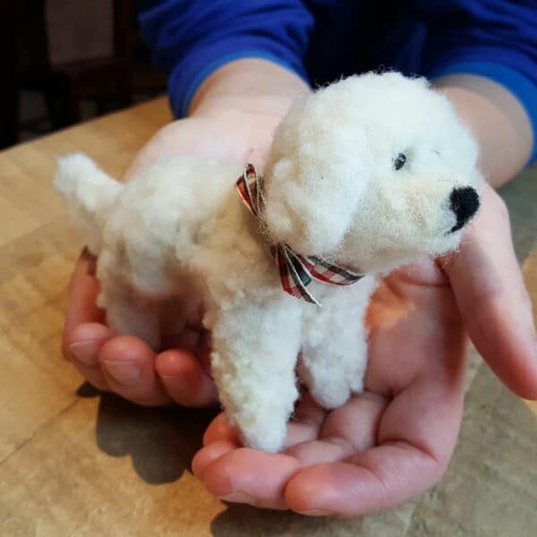 felted bichon