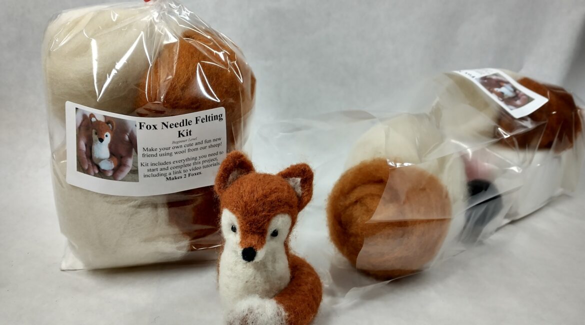 fox felting kit