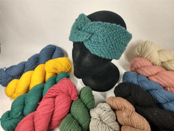 moss stitch with colors