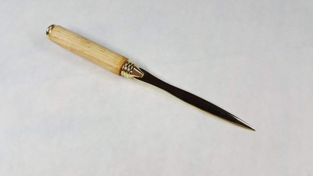 maple letter opener