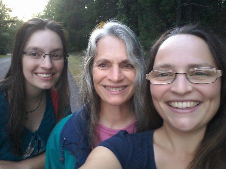 Ann with daughters