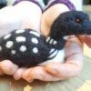 felted loon