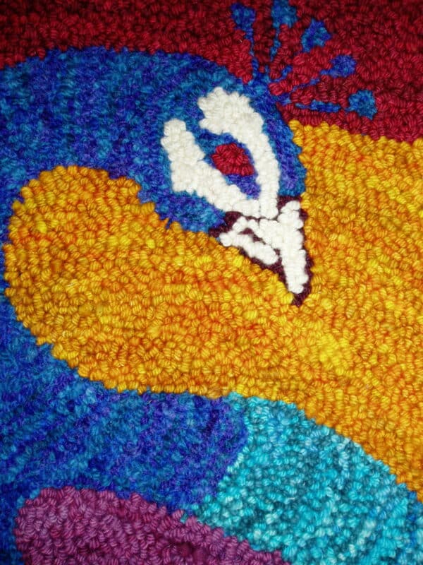 peacock detail