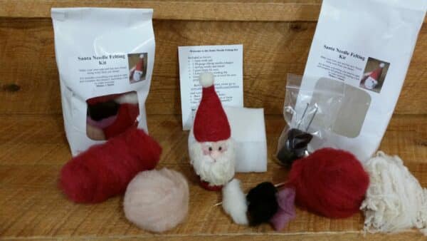 Santa felting kit