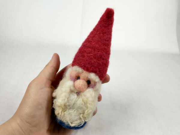 felted gnome front