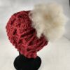 Snow Crystals Hat, Carmine - Image 4
