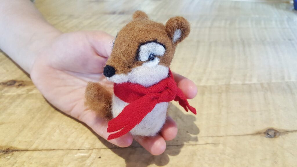 Chipmunk Needle Felting Kit NSHF