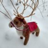 felted reindeer