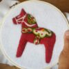 felted dala horse
