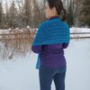 Lightweight Wrap or Scarf, Lapis - Image 3
