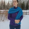 blue wrap