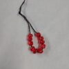red glass beads