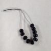 black glass beads