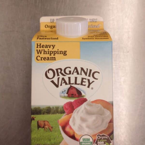 whipping cream