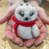 felted snowy owl