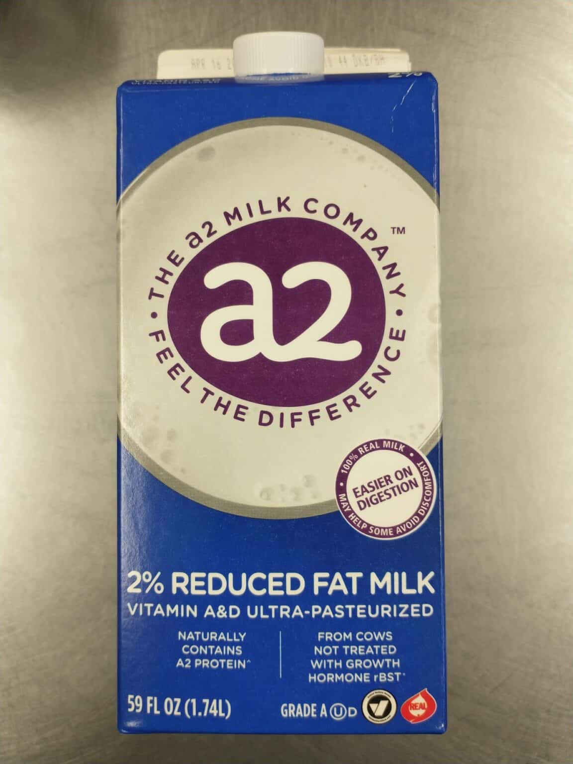 A2 2% milk