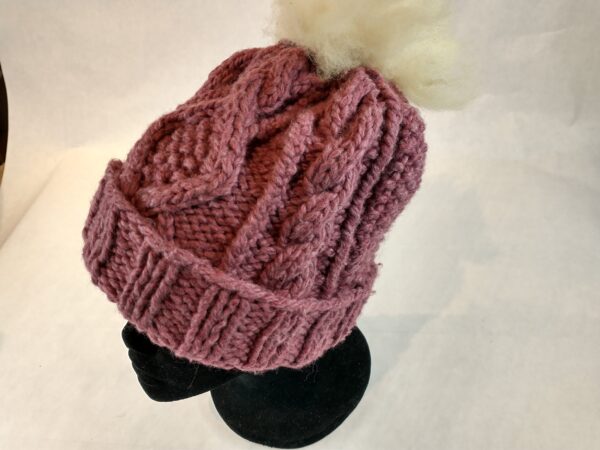 cabled hat