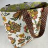 retro flowers tote