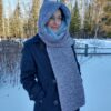 hooded scarf