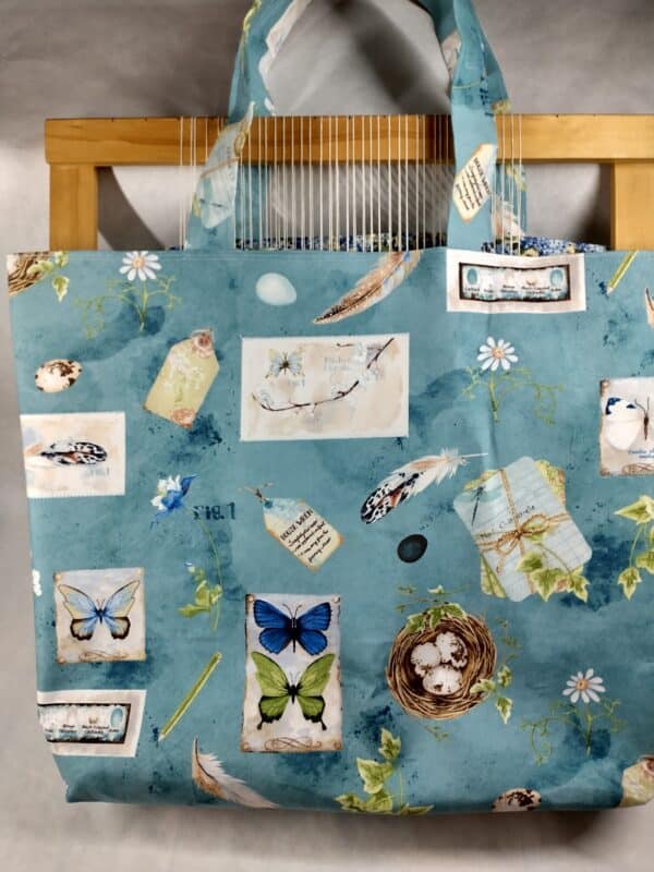 birds and nests tote