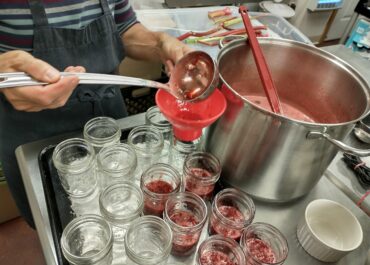 making jam