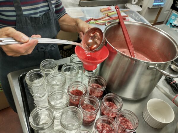 making jam