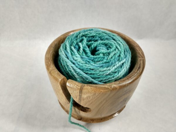 wood yarn bowl top