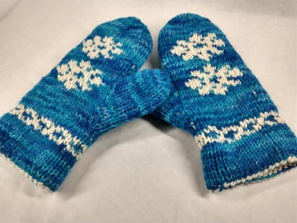 snowflake mittens cuffs