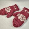 pink heart mittens