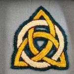 celtic knot punch needle front