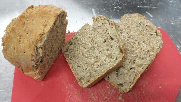 seeded sourdough loaf