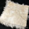 white pillow leather