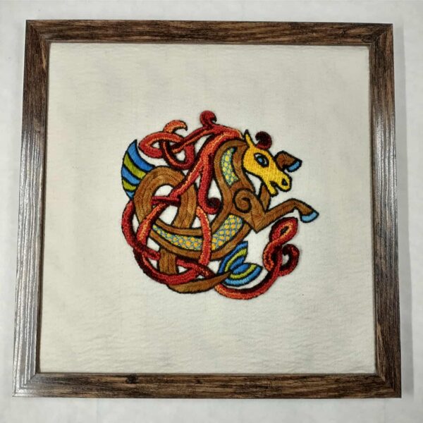 seahorse embroidery