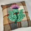thistle pillow detail