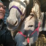 Kara with donkeys