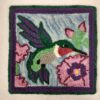 finished hummingbird punch needle
