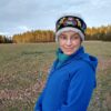 wool embroidered sheepskin headband