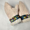 teal cuff mittens