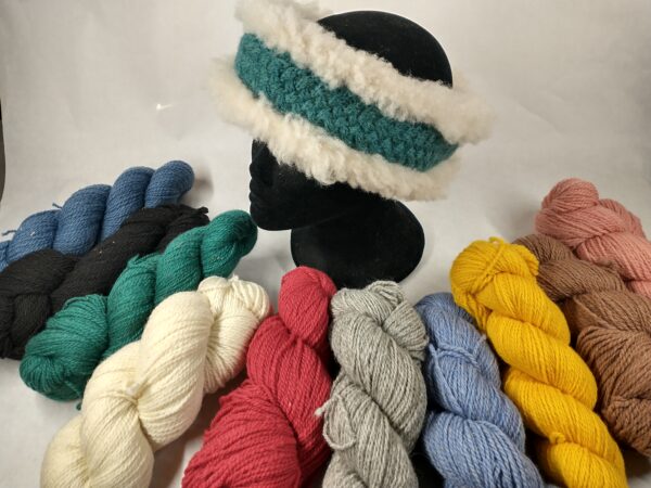 braided headband with colors