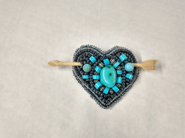 beaded shawl pin