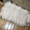 brown fluffy leather side