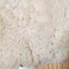 white puffy fleece