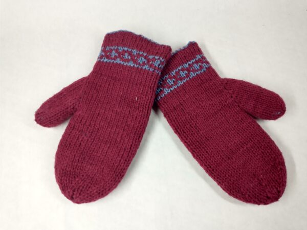 red mittens back