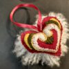 wool embroidered ornament