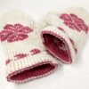 pink mittens inside